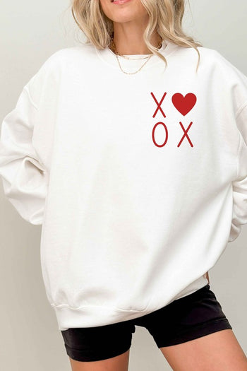 XOXO VALENTINES POCKET OVERSIZED SWEATSHIRT ALPHIA