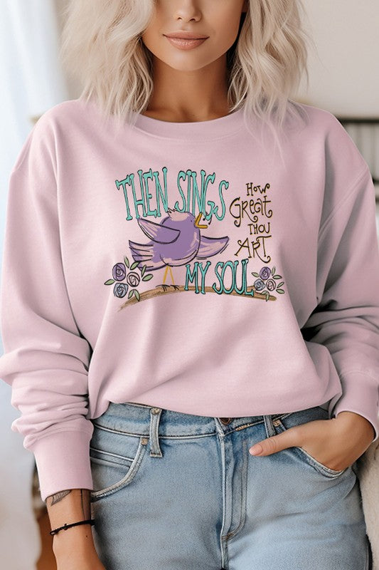 Easter Then Sings My Soul Graphic Sweatshirt Cali Boutique