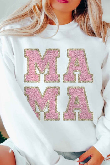 MAMA OVERSIZED GRAPHIC SWEATSHIRT ROSEMEAD LOS ANGELES CO