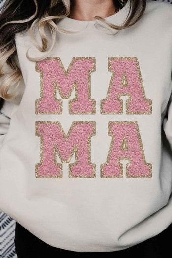 MAMA OVERSIZED GRAPHIC SWEATSHIRT ROSEMEAD LOS ANGELES CO