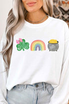 ST PATRICKS DAY GRAPHIC SWEATSHIRT ROSEMEAD LOS ANGELES CO