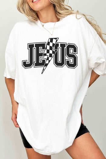 JESUS LIGHTNING OVERSIZED TEE ALPHIA