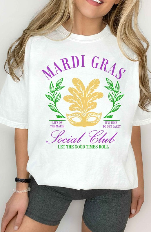 MARDI GRAS SOCIAL CLUB GRAPHIC TEE ALPHIA