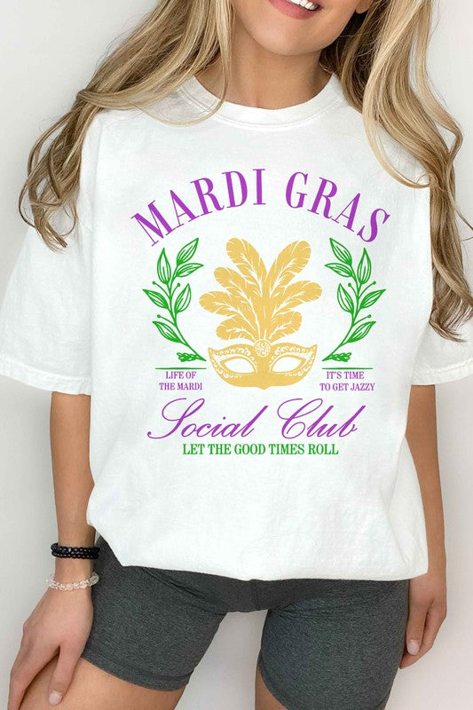 MARDI GRAS SOCIAL CLUB GRAPHIC TEE ALPHIA