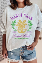 MARDI GRAS SOCIAL CLUB GRAPHIC SWEATSHIRT ALPHIA