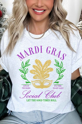 MARDI GRAS SOCIAL CLUB OVERSIZED TEE ALPHIA