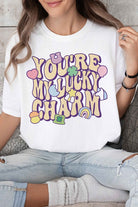 LUCKY CHARM ST PATRICKS GRAPHIC TEE ALPHIA