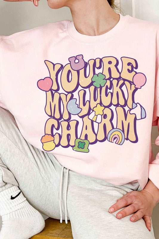 LUCKY CHARM ST PATRICKS OVERSIZED SWEATSHIRT ALPHIA