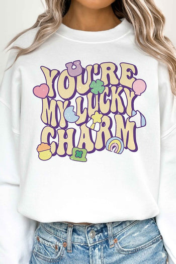 LUCKY CHARM ST PATRICKS OVERSIZED SWEATSHIRT ALPHIA