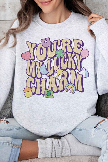 LUCKY CHARM ST PATRICKS OVERSIZED SWEATSHIRT ALPHIA