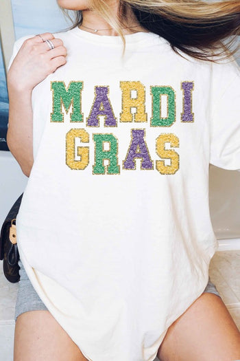 MARDI GRAS GRAPHIC TEE ALPHIA