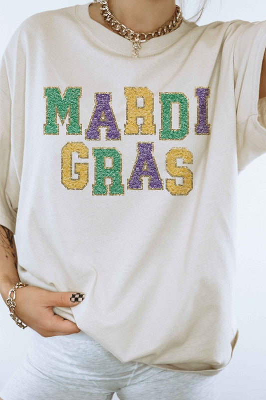 MARDI GRAS GRAPHIC TEE ALPHIA