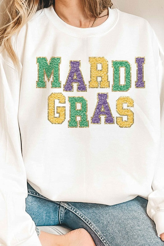 MARDI GRAS GRAPHIC SWEATSHIRT ALPHIA