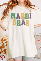 MARDI GRAS GRAPHIC OVERSIZED TEE ALPHIA