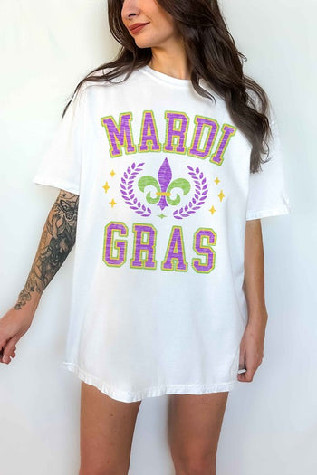 MARDI GRAS PARTY OVERSIZED TEE ALPHIA