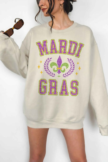 MARDI GRAS PARTY OVERSIZED SWEATSHIRT ALPHIA