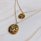 Ancient Myth Layered Coin Necklace Ellison and Young