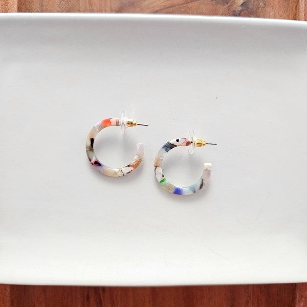 Cam Mini Hoops - Multicolor Spiffy & Splendid