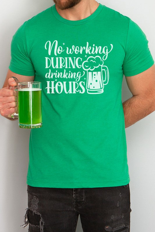 St Patricks Day No Working Drinking Hours Tee Cali Boutique