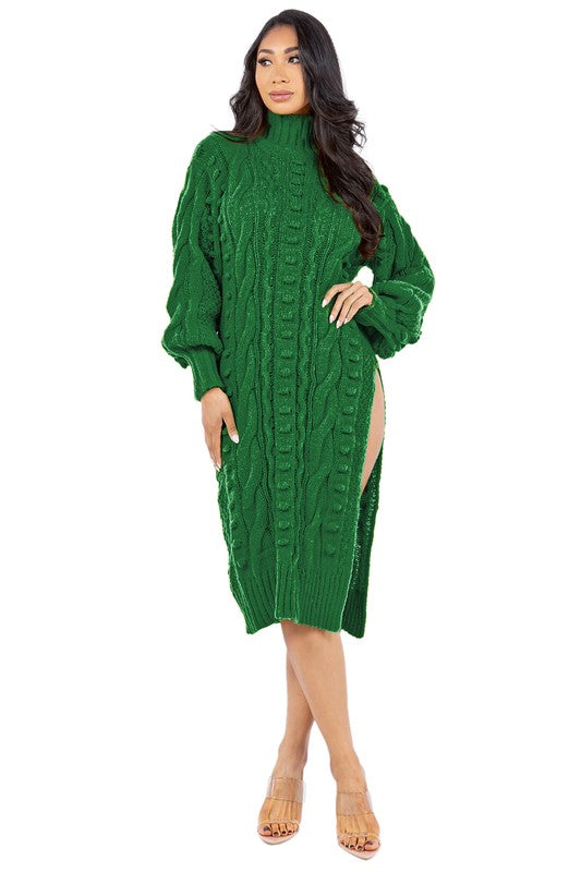 WOMEN FASHION SWEATER DRESS By Claude