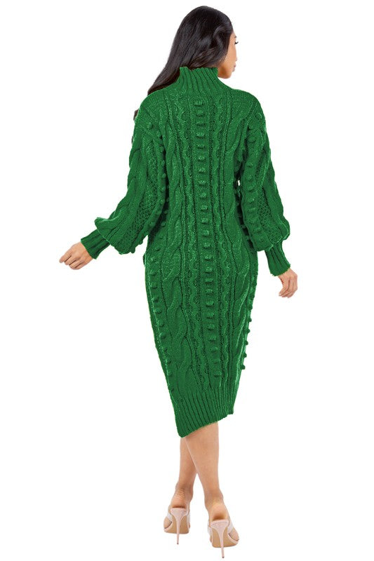 WOMEN FASHION SWEATER DRESS By Claude