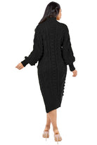 WOMEN FASHION SWEATER DRESS By Claude