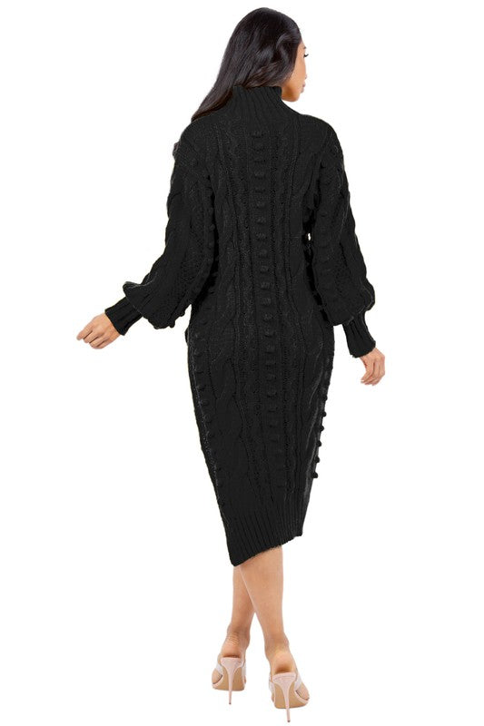 WOMEN FASHION SWEATER DRESS By Claude