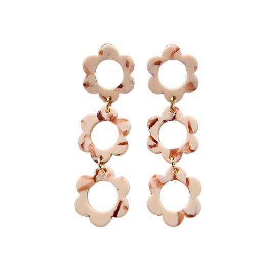 Delilah Earrings - Peach Spiffy & Splendid