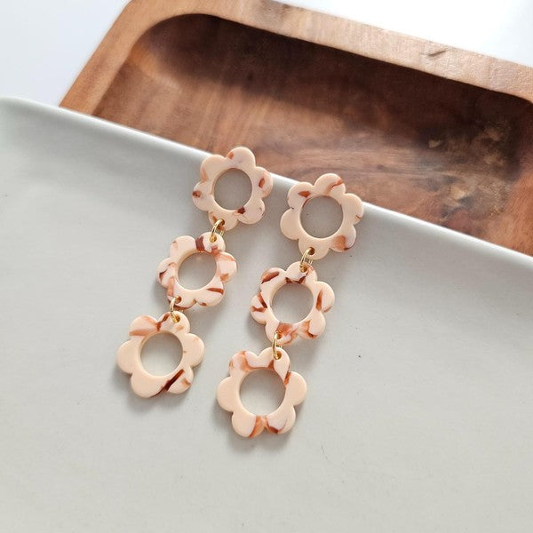 Delilah Earrings - Peach Spiffy & Splendid