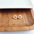 Flower Studs - Peach Spiffy & Splendid