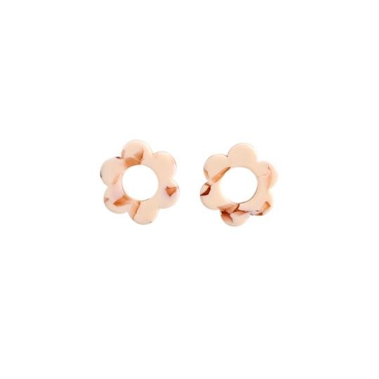 Flower Studs - Peach Spiffy & Splendid