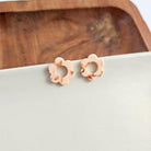 Flower Studs - Peach Spiffy & Splendid