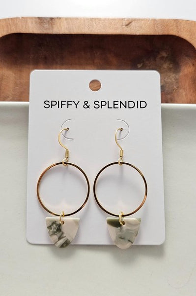 Iris Earrings - Sage Spiffy & Splendid