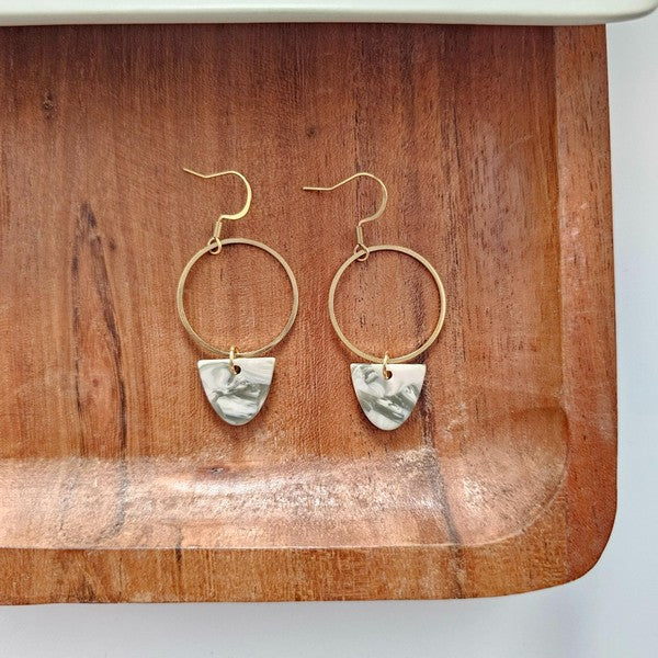 Iris Earrings - Sage Spiffy & Splendid