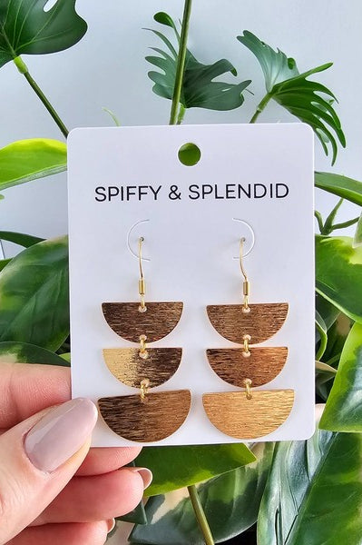Kinsley Earrings - Gold Spiffy & Splendid