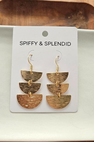 Kinsley Earrings - Gold Spiffy & Splendid