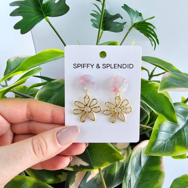 Lily Earrings - Iridescent Pastel Spiffy & Splendid