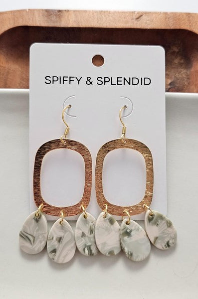 Ophelia Earrings - Sage Spiffy & Splendid