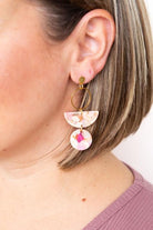 Wren Earrrings - Peachy Pink Spiffy & Splendid