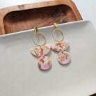 Wren Earrrings - Peachy Pink Spiffy & Splendid