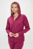 Basic Fall Casual Active Hoodie Set OTOS Active