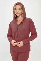 Basic Fall Casual Active Hoodie Set OTOS Active