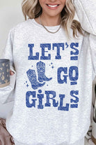 LETS GO GIRLS WESTERN BOOTS OVERSIZED SWEATSHIRT ROSEMEAD LOS ANGELES CO