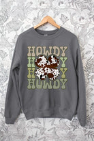 Howdy Western Graphic Fleece Sweatshirts Color Bear