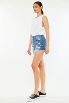 High Rise Mom Shorts Kan Can USA