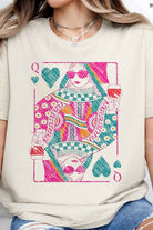 QUEEN OF HEARTS GRAPHIC TEE ROSEMEAD LOS ANGELES CO
