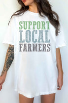 SUPPORT LOCAL FARMERS OVERSIZED TEE ALPHIA