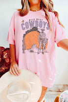 WILD WEST COWBOYS WESTERN GRAPHIC TEE ROSEMEAD LOS ANGELES CO