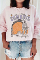 WILD WEST COWBOYS WESTERN GRAPHIC SWEATSHIRT ROSEMEAD LOS ANGELES CO