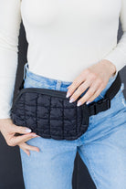 Anya Quilted Puffer Sling Belt Fanny Bum Bag Aili's Corner